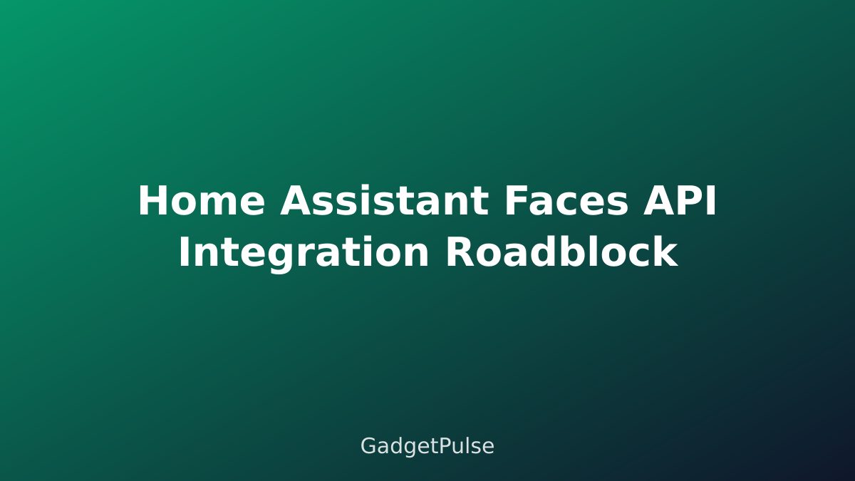 Home Assistant Faces API Integration Roadblock